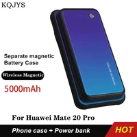 wireless magnetic battery charger cases for huawei mate 20 pro battery case power bank charging cover for huawei mate 20 pro