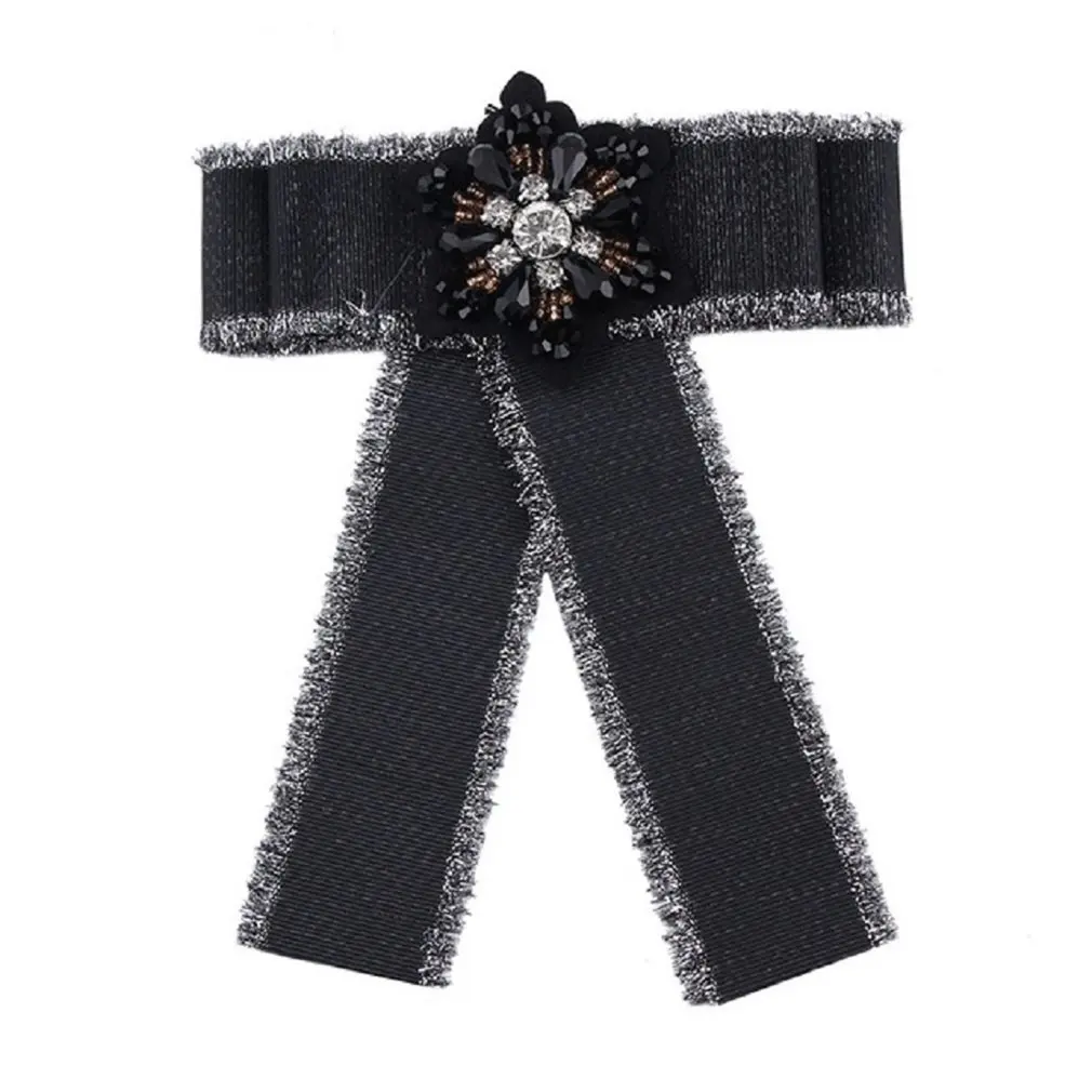 Женская брошка с бантом в форме цветка универсальная одежда для девушек платье