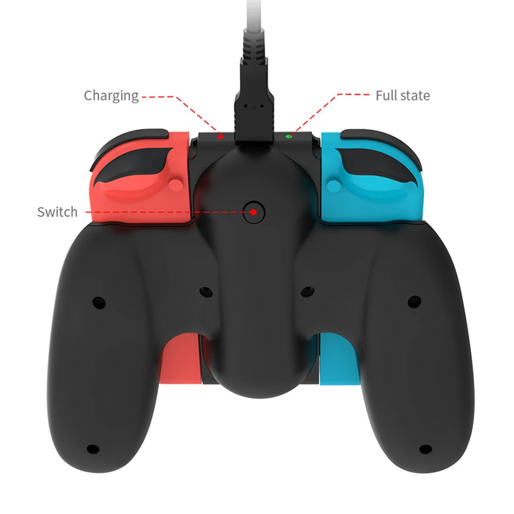 

Charging Girp with 2000mAh battery for Nintendo Switch Joy-Con Controller with Indicator Lights, Charging Protection In Stock