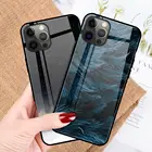 Градиентный чехол из закаленного стекла для телефона для iPhone 7 8 XR X 6 S 6 S 7 Plus XS Max 11 Pro Max 11 Pro 11 Чехол Мягкий ТПУ Роскошный чехол