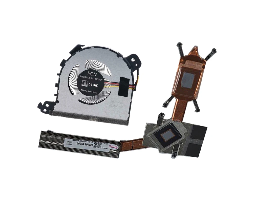 Новый оригинальный радиатор охлаждения процессора ноутбука и вентилятор для Lenovo