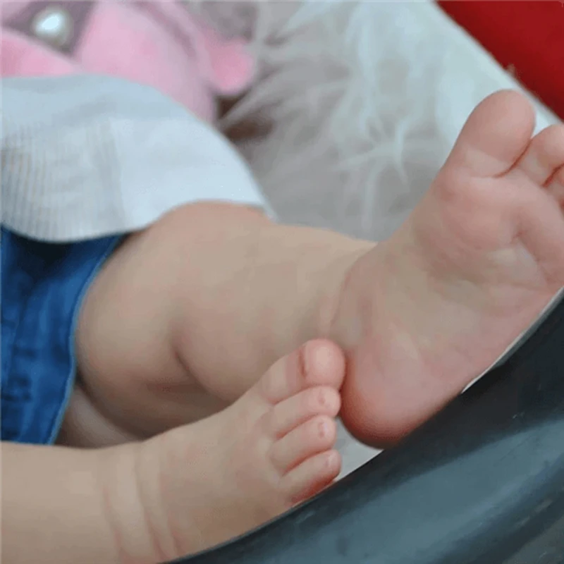 

22-inch lifelike reborn baby doll Girl, silicone, original soft, toddler doll toy, 2-5 years old, holiday gift, birthday gift