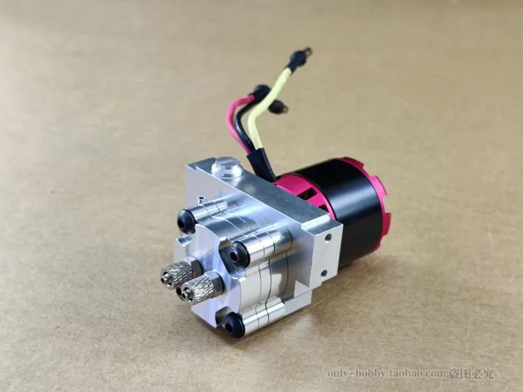 Metal Hydraulic power pump gear oil with relief valve For 1/14 Tamiya RC Truck car Scania MAN Actros Volvo Upgrade parts | Игрушки и