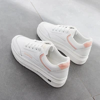 2021 spring new breathable white shoe female students increased leisure shoes ins 7113 sneakers thick bottom