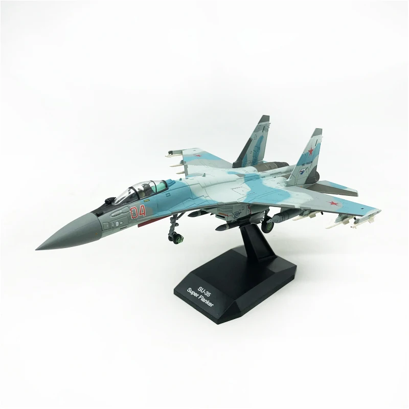 Хот окровный 1/100 SU 35 супер Фланкер 04 самолет коллекция для подарка военная