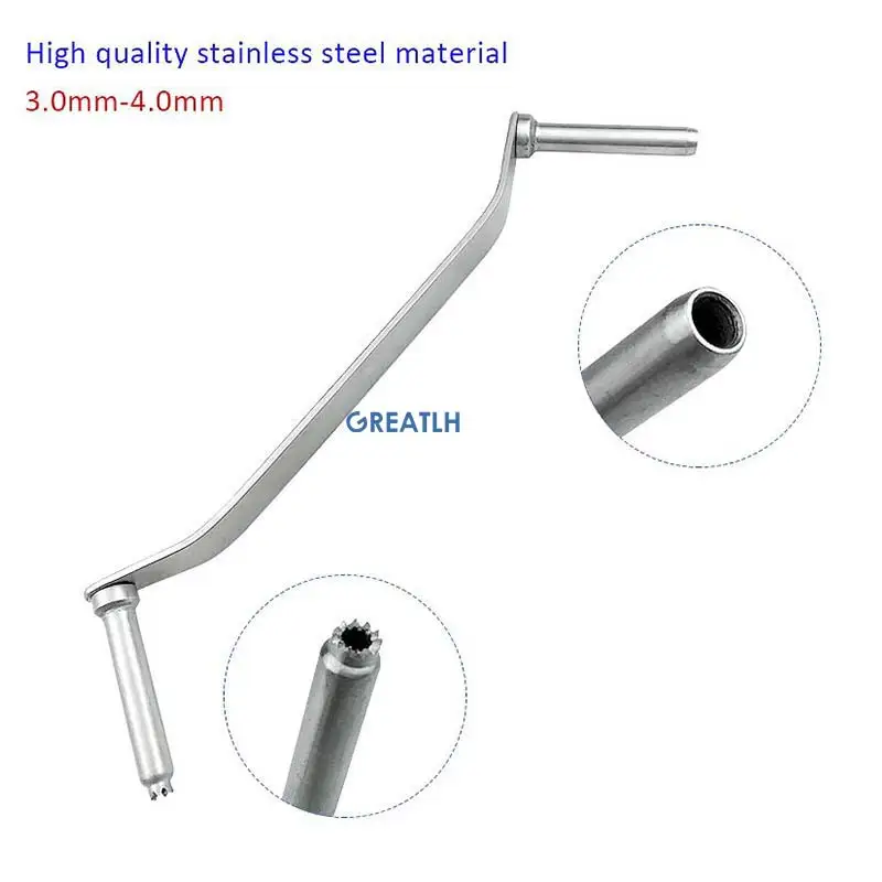 Двойная втулка для дрели из нержавеющей стали ветеринарный ортопедический