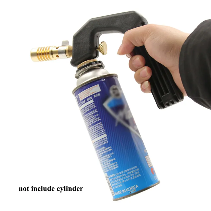 

Portable Gas Torch Flame Gun Blowtorch Copper Flame Butane Gas-Burner Lighter Heating Welding For Outdoor Camping BBQ Spray Gun