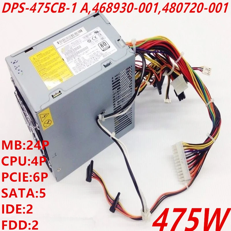 

Новый оригинальный блок питания для HP Z400 XW4600 475 Вт, импульсный источник питания DPS-475CB-1 A 468930-001 480720-001