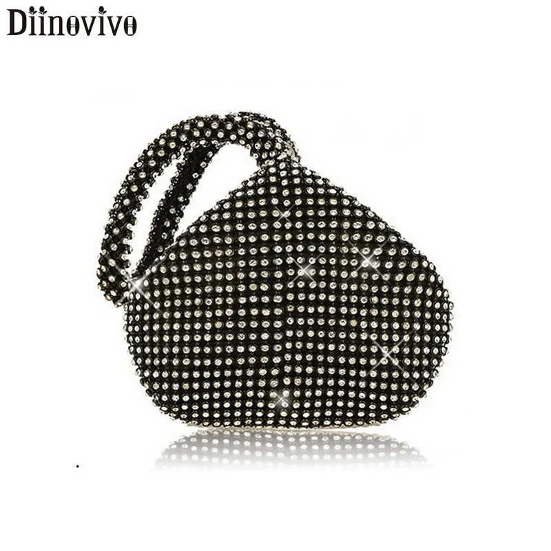 Роскошный клатч DIINOVIVO Стразы женская модная вечерняя сумка Маленькая кошелек 2021
