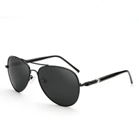 frame quality oversized spring alloy men sunglasses polarized design pilot male sun glasses