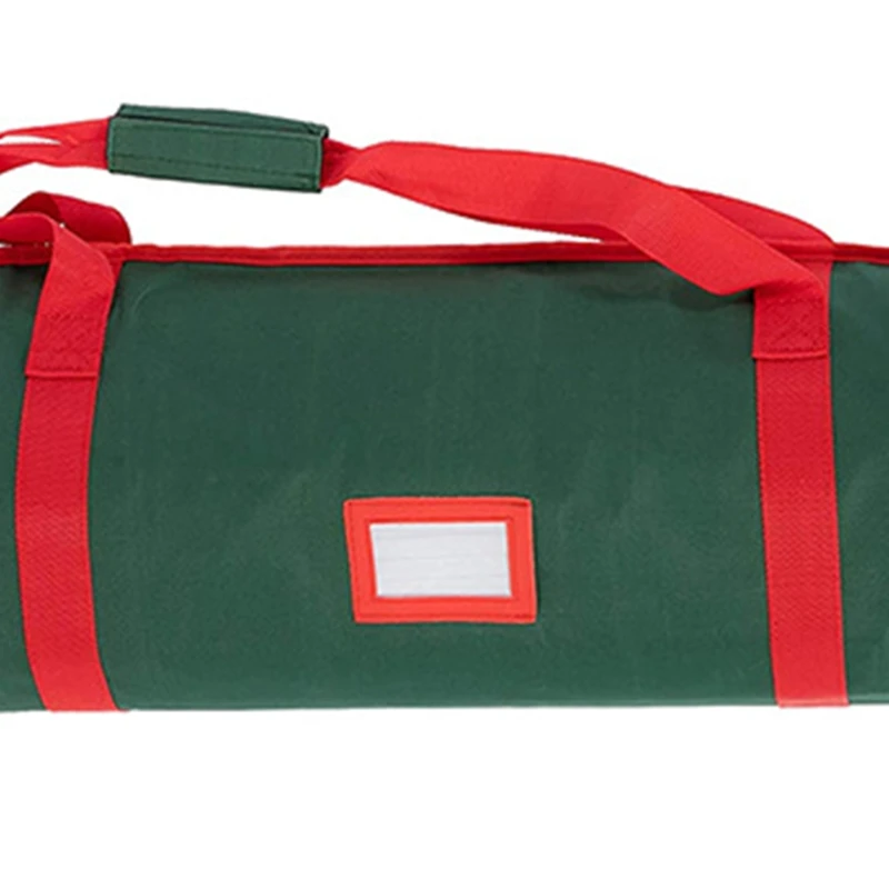 Bolsa de almacenamiento de papel de regalo para Navidad, contenedor organizador de rollos de papel de tela Oxford para regalo de vacaciones, accesorios de Navidad-1