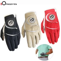 new mens golf glove all weather velcro stable grip cabretta left right hand weathersof size small medium large xl