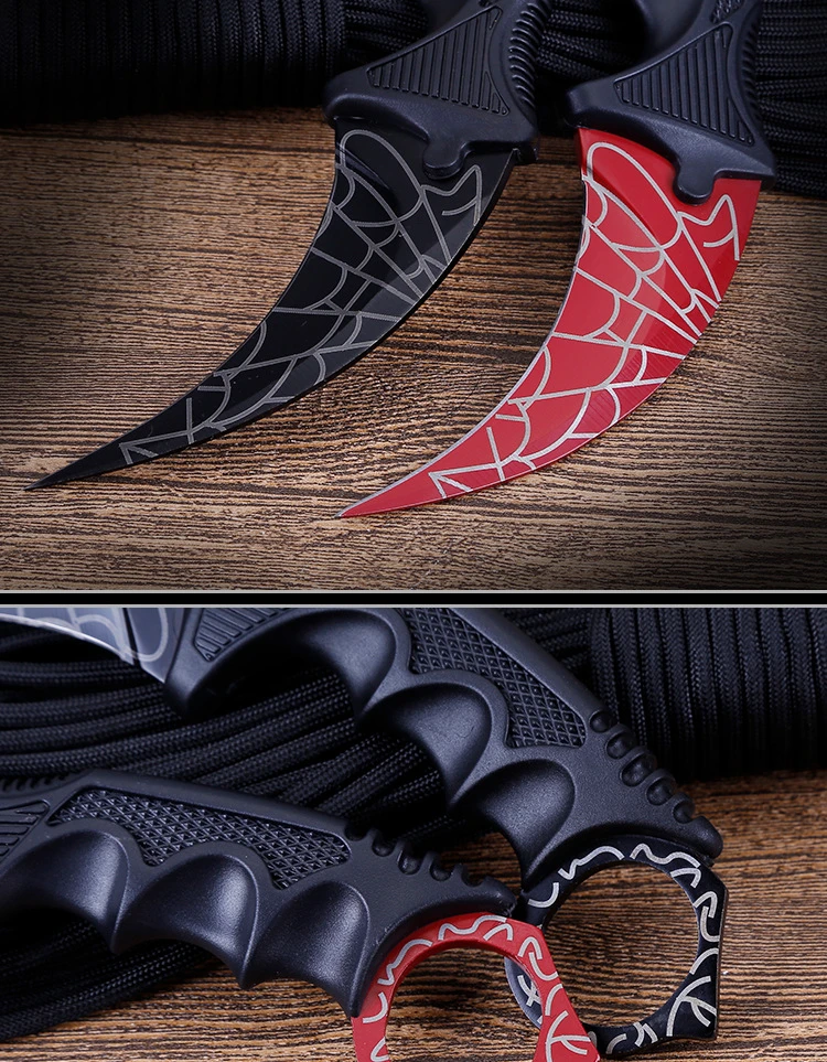 Охотничий нож CS GO тактический боевой шейный Нож Коготь для кемпинга пешего