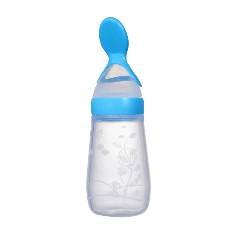

Baby Food Feeder Silicone Squeeze Spoon Feeder For Infant Food Dispensing And Feeding With Dust Cove