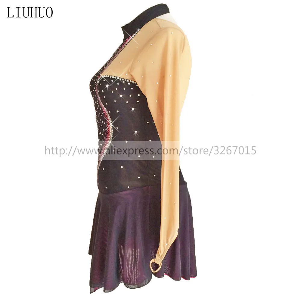 Женское платье для катания на коньках LIUHUO костюм соревнований танцевальный