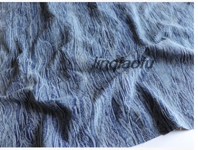 Старая джинсовая жаккардовая тонкая стрейчевая ткань|Ткань| |