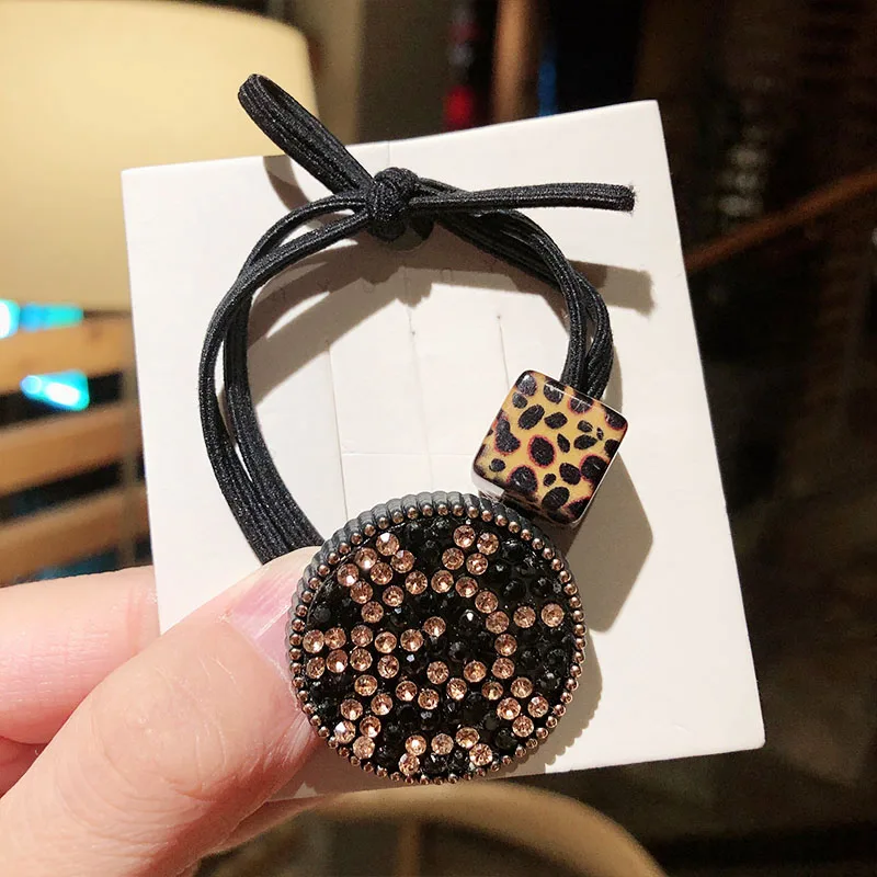 Женские блестящие стразы богемные эластичные резинки для фиксации волос