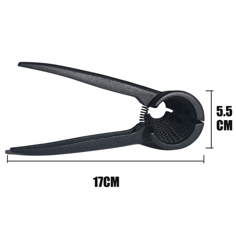 

Creative Stainless Steel Quick Walnuts Cracker Sheller Nut Opener Clip Nuts Crusher Open Fruit Shell Practical Kitchen Tools