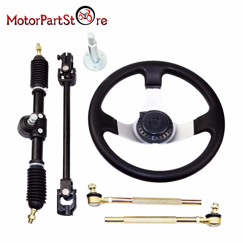 Тележка GO KART CART куб. См рулевое колесо рулевая тяга регулируемый вал шестерни TV U