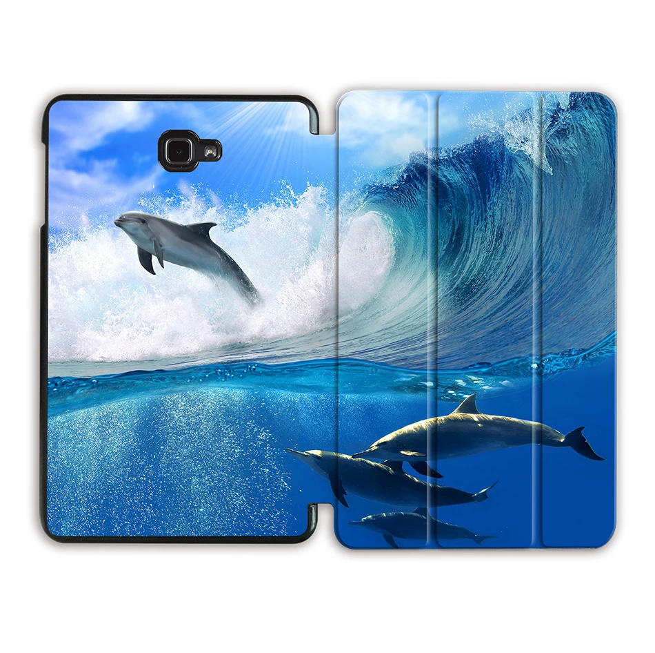 MTT чехол для планшета для samsung Galaxy Tab A a6 10,1 T585 T580 SM-T580 T580N из искусственной кожи с Откидывающейся Крышкой и подставкой - Цвет: SS15
