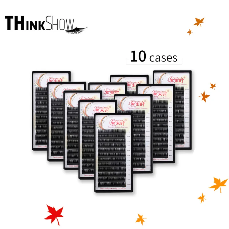 THINKSHOW 10 чехол индивидуальное наращивание ресниц 100% ручной работы мягкие
