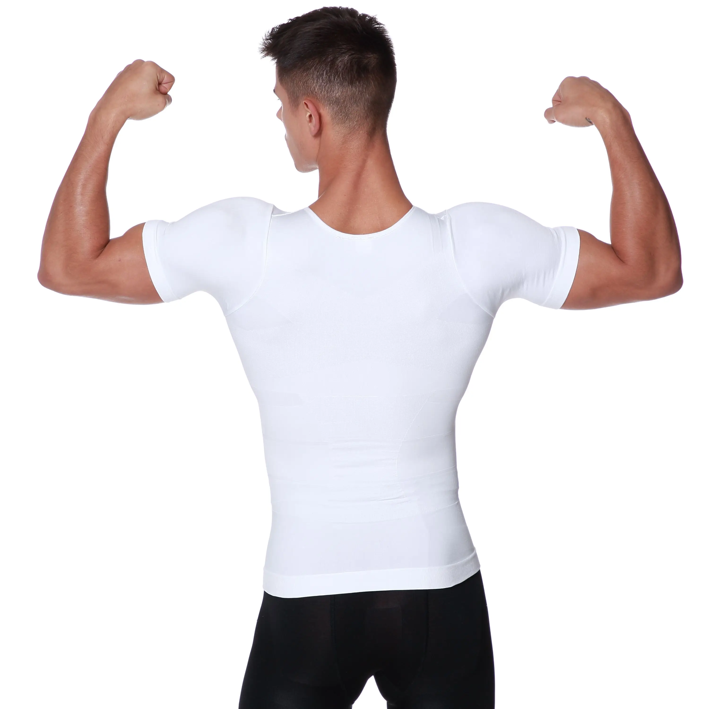 Корсет мужской утягивающий с коротким рукавом корсет пояс для живота нижнее