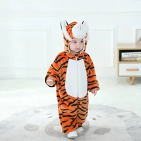 winter newborn baby tiger sleepwear clothes cartoon infant ropa pijama rompers for girl boy children cute pajamas costume suit