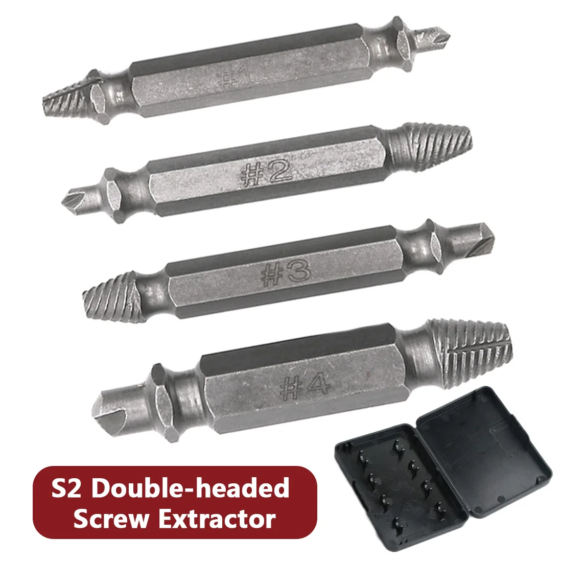 HHS с двумя концами устройство для извлечения болтов поврежденный винт сверло