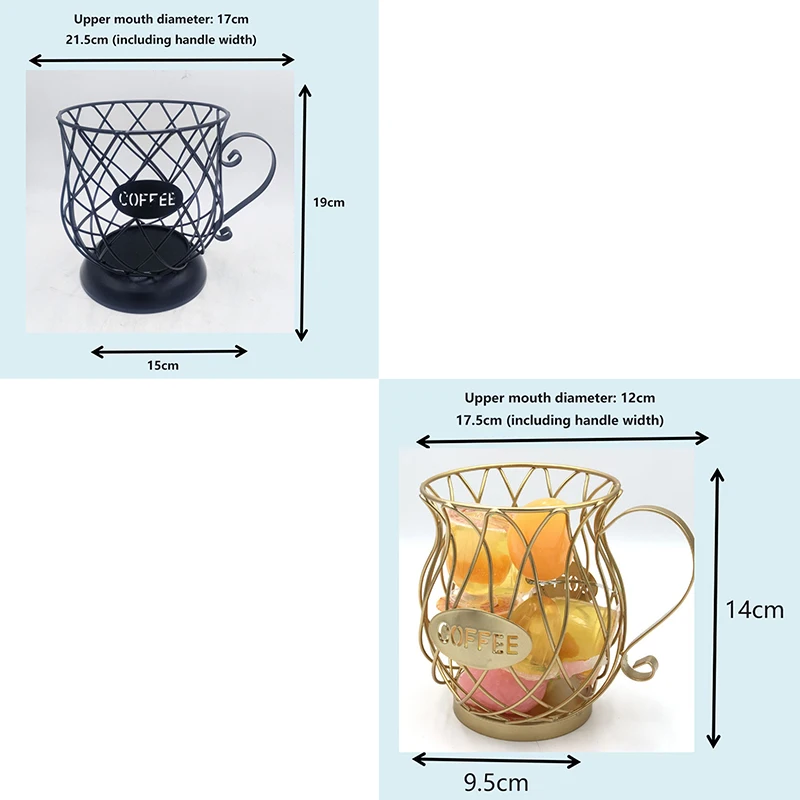 

Metal Fruit Basket Creative Cup Shape Fruit Vegetable Basket Snack Storage Holder Storage Basket For Living Room Home decoration