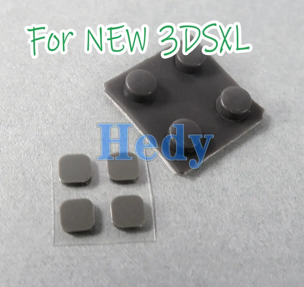 

50 комплектов Новинка верхняя и низкая резиновая крышка для ножек для нового 3dsll/нового 3DS XL винтовая Пылезащитная Крышка резиновая заглушка