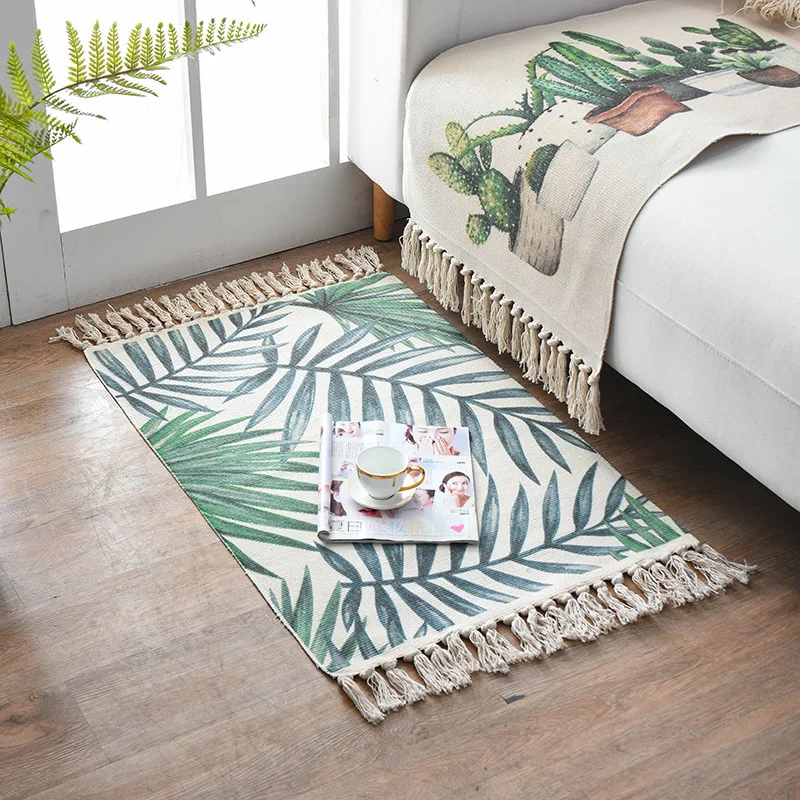 Плетеные напольные коврики kilim из 100% хлопка дверной коврик кухонные Молитвенный