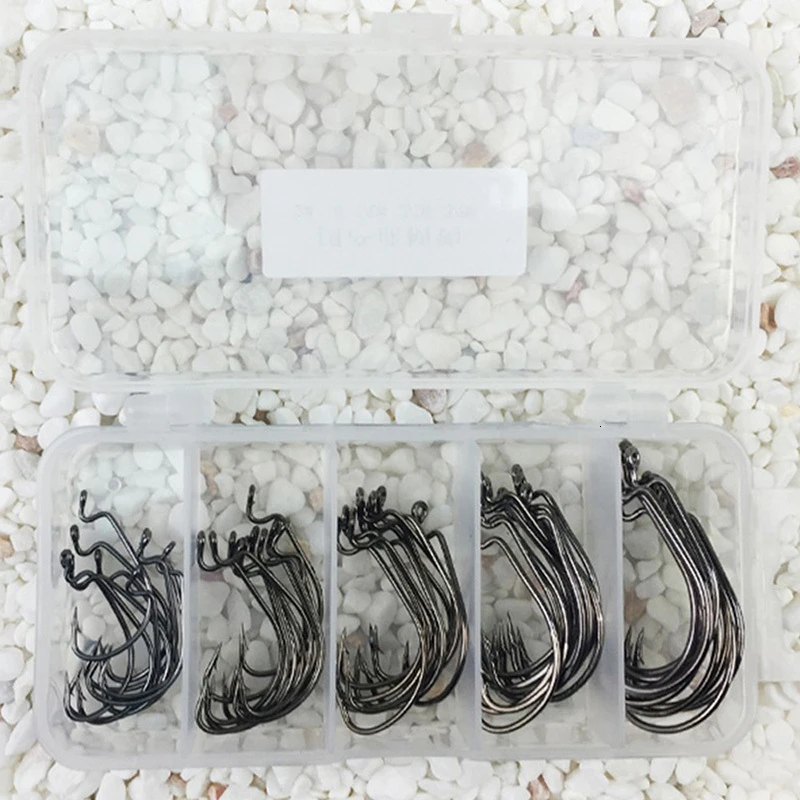50 шт./лот Морская Рыбалка Коробка Mustad офсетная печать крючок 2#, 1#, 1/0#2/0#3/0# карп оснастка рыболовные большие крючки, снасти Аксессуары кривошипно крюк набор