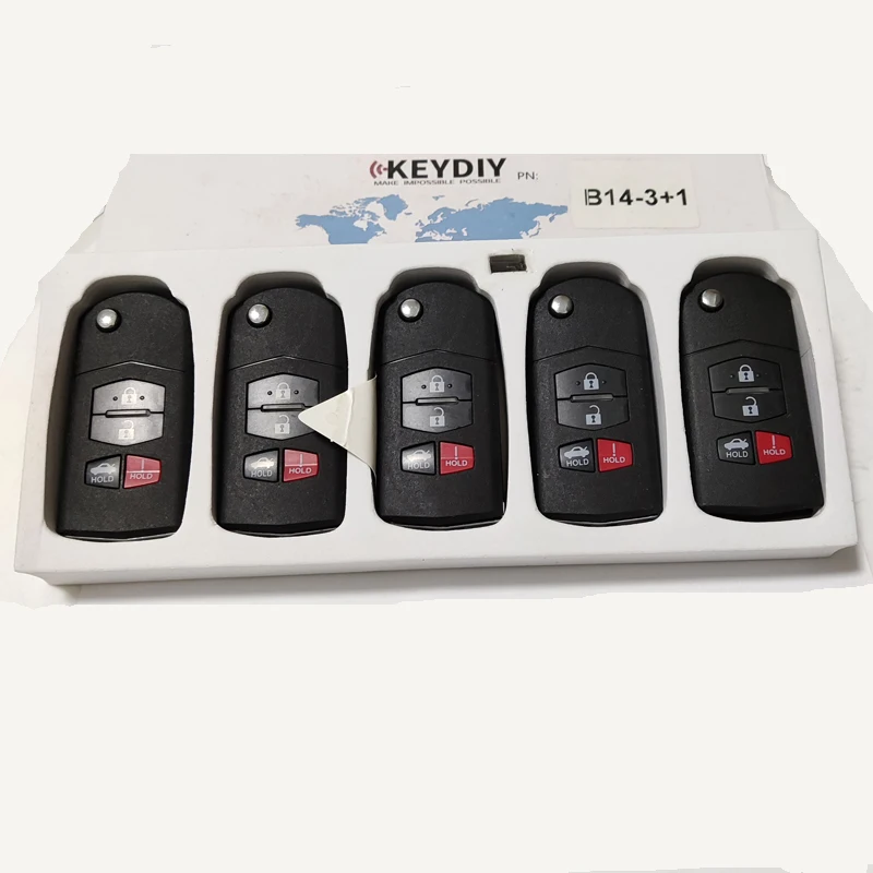 

Пульт дистанционного управления KEYDIY B14 3 + 1 кнопки для KD900 пульт дистанционного дублирования Φ KD900 мини KD генератор дистанционного ключа