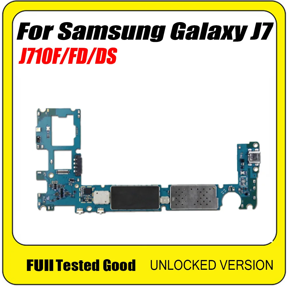 Материнская плата SIM J710FD/DS работает хорошо с полными ЧИПАМИ ОС Android материнская