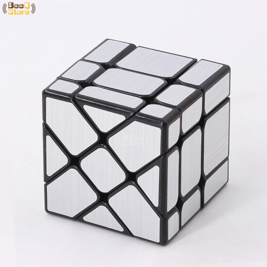 Mofangjiaoshi Fisher золотистый серебристый матовый скоростной куб 3x3x3 необычная форма