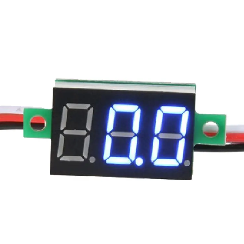 DIDIHOU Dc4.5/4 7/5-30 v Цифровой вольтметр с двумя проводами детектор со светодиодный