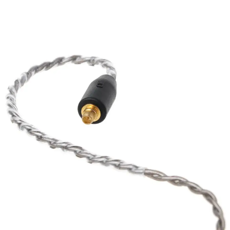 MMCX SE535 посеребренный кабель съемный провод для Shure SE215 SE315 SE846 UE900 наушники для iPhone наушники для телефона Xiaomi АКСЕССУАРЫ