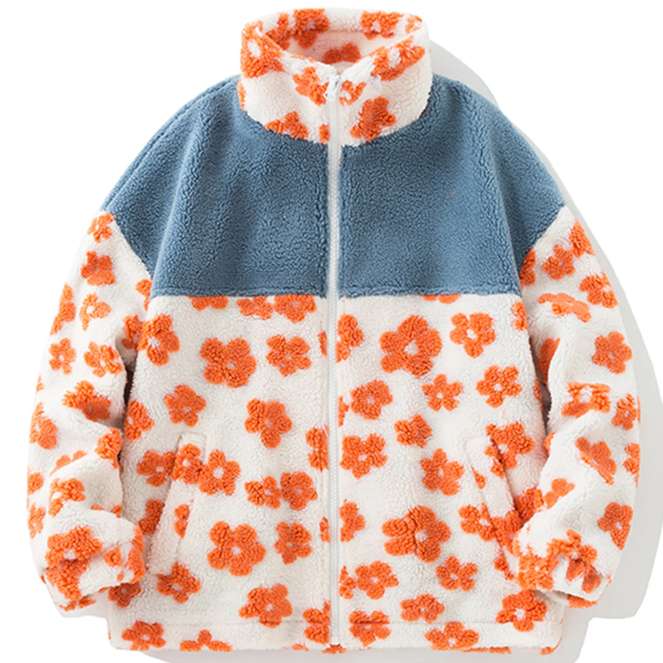 Куртка мужская из овечьей шерсти на молнии с хлопковой подкладкой - купить по