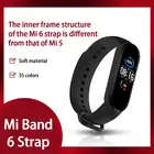 Умный Браслет для Xiaomi Mi Band 6, спортивный ремешок из ТПУ и ТПЭ, силиконовый ремешок на запястье для Xiaomi Mi Band 6, ремешок для Mi Band 6