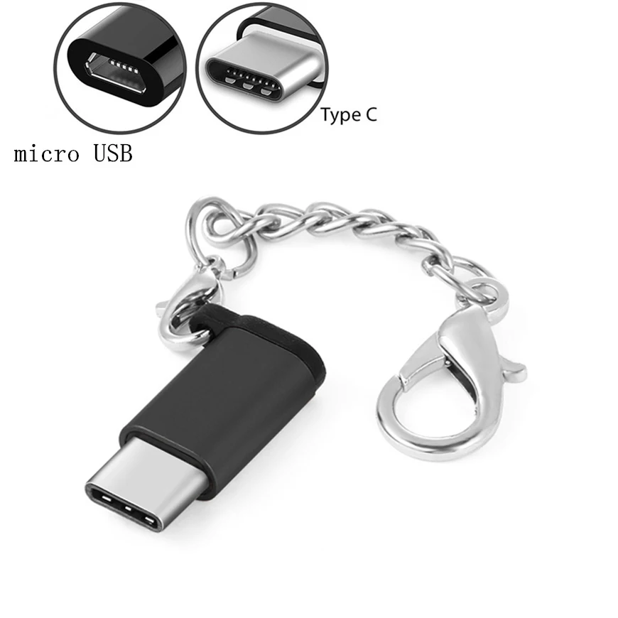 USB 3 1 OTG адаптер Micro к C Алюминиевый usb type для зарядки данных Соединитель с