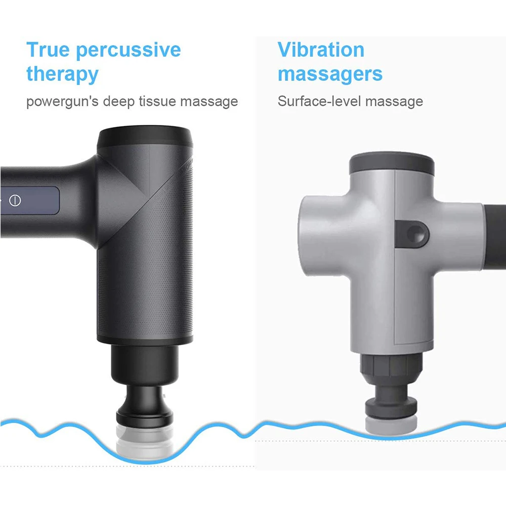 Массажный пистолет для тела снятия мышечной боли в шее глубокий массажер