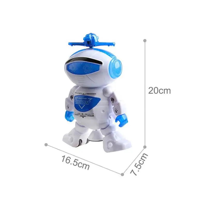 

Electronic Walking Dancing Robot Toys With Music Lightening Toddlers Christmas Gift Toy Battery Boys For Kids Operated Girl D2J1