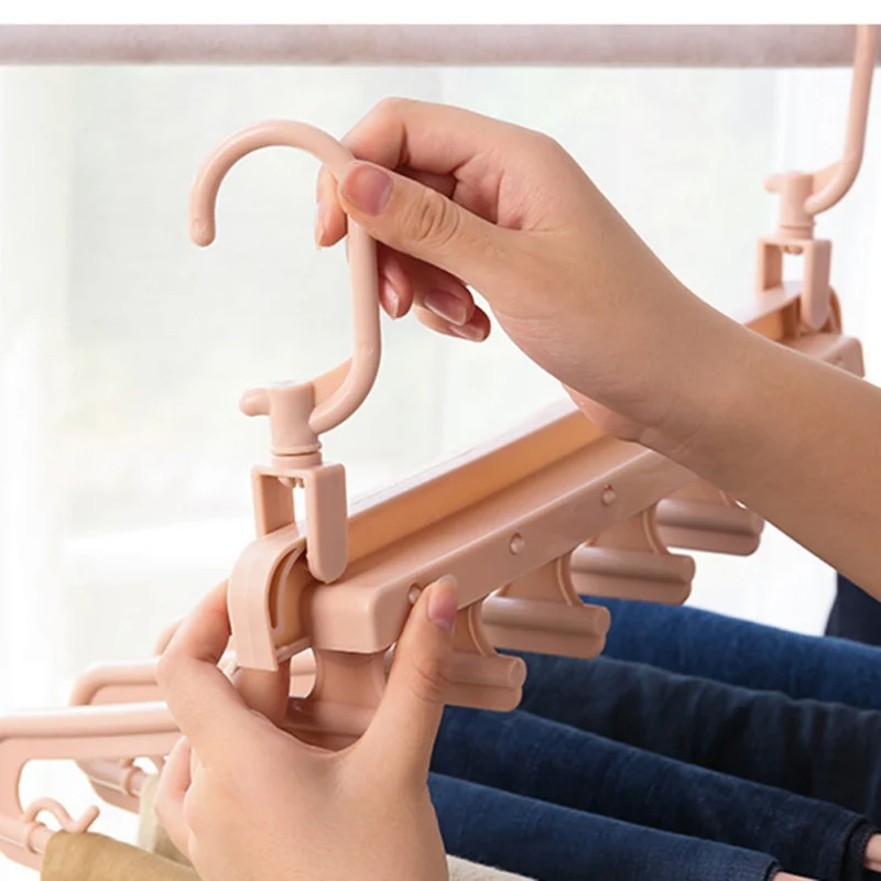 Многофункциональная складная вешалка для брюк многослойная хранения одежды |