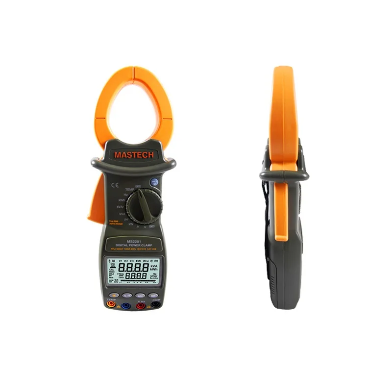 MASTECH MS2201 цифровой измеритель мощности Активный/Видимый/реактивный коэффициент и