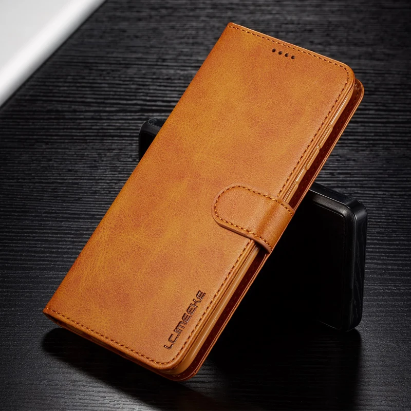 Чехол для samsung Galaxy S10 S9 S8 Plus роскошный с магнитной застежкой кожа + Мягкий ТПУ чехол