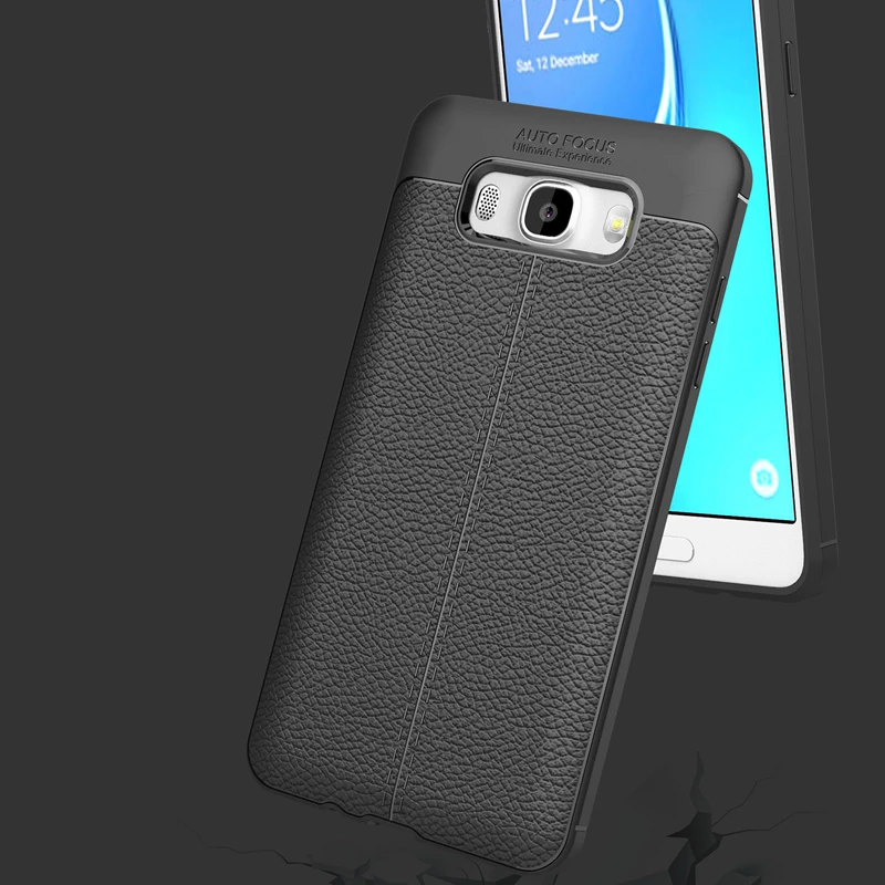 YueTuo Роскошный кожаный чехол с узором etui, capinha, чехол для samsung galaxy j7 j 7 j710 Силиконовая задняя крышка для телефона из ТПУ