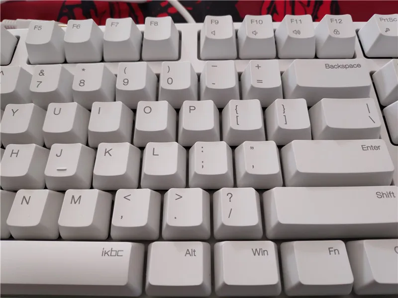 IKBC C104 механическая клавиатура Толстая PBT keycap cherry mx Переключатель коричневый синий полный размер без подсветки игровая клавиатура