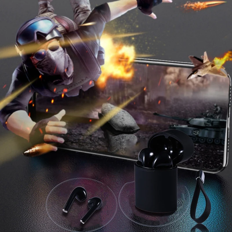 

Wireless Earphones Tws Bluetooth Earphone Fingerprint Press HD Stereo True Wireless Earbuds Sport Bluetooth 5.0