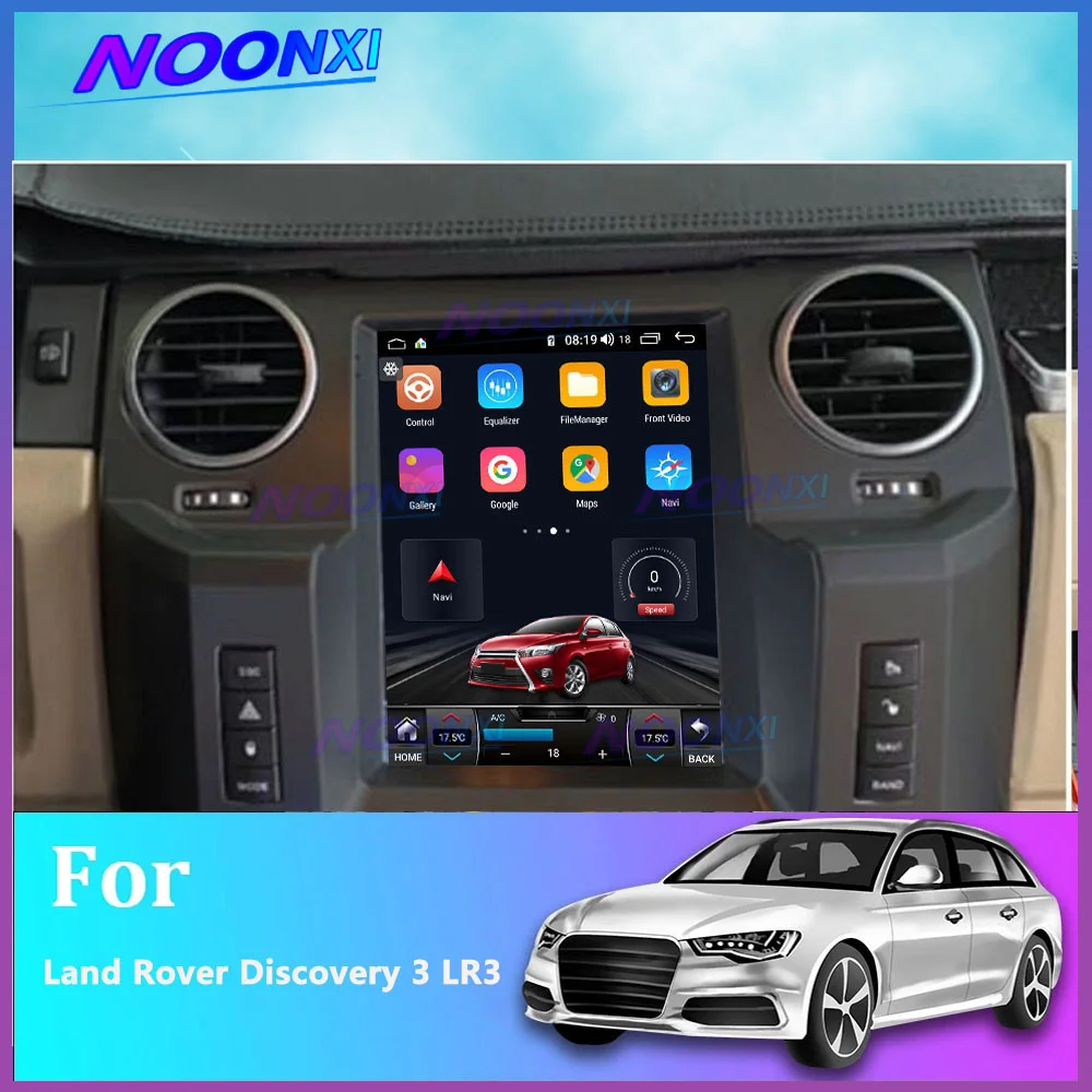 

Автомобильный мультимедийный радиоплеер Φ для Land Rover Discovery 3 LR3 2004 + стереоприемник Carplay GPS навигация Авторадио головное устройство