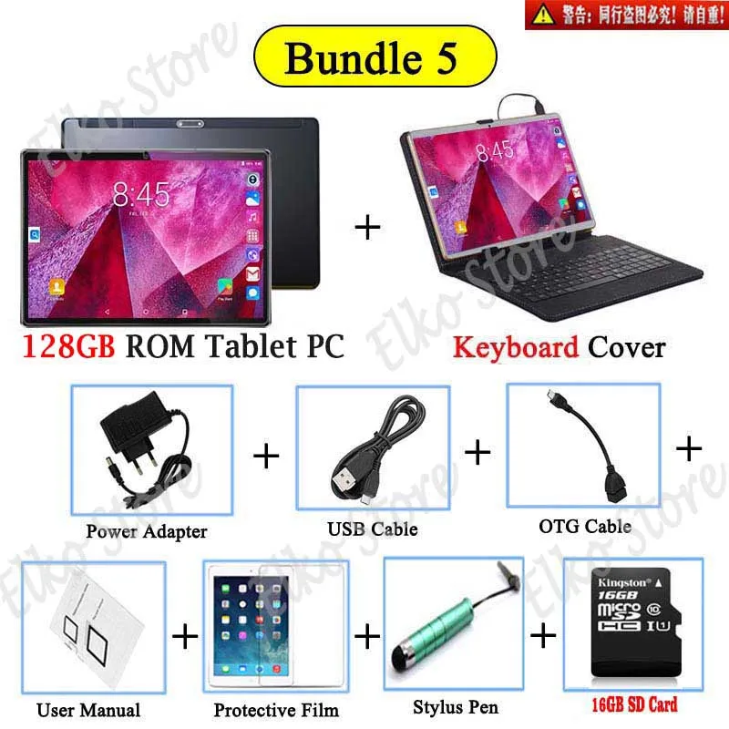 4G LTE Add Keyboard Новинка, 2.5D, двойное закаленное стекло, 4G LTE, 10 дюймов, планшетный ПК, 8 ядер, 6 ГБ ram, 64/128 ГБ rom, Android 9,0, gps, Wifi, Bluetooth, планшет, 10 10,1 - Комплект: 4G LTE Add Keyboard